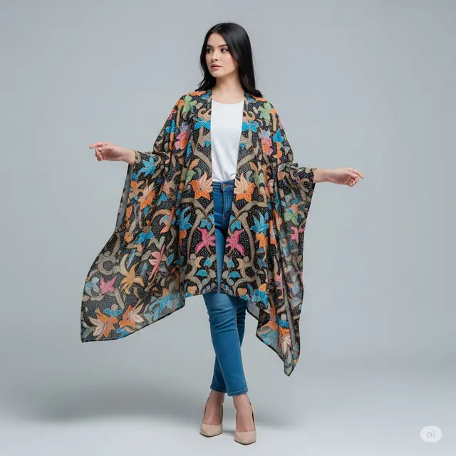 Model Batik Jawa Outer Batik Modern