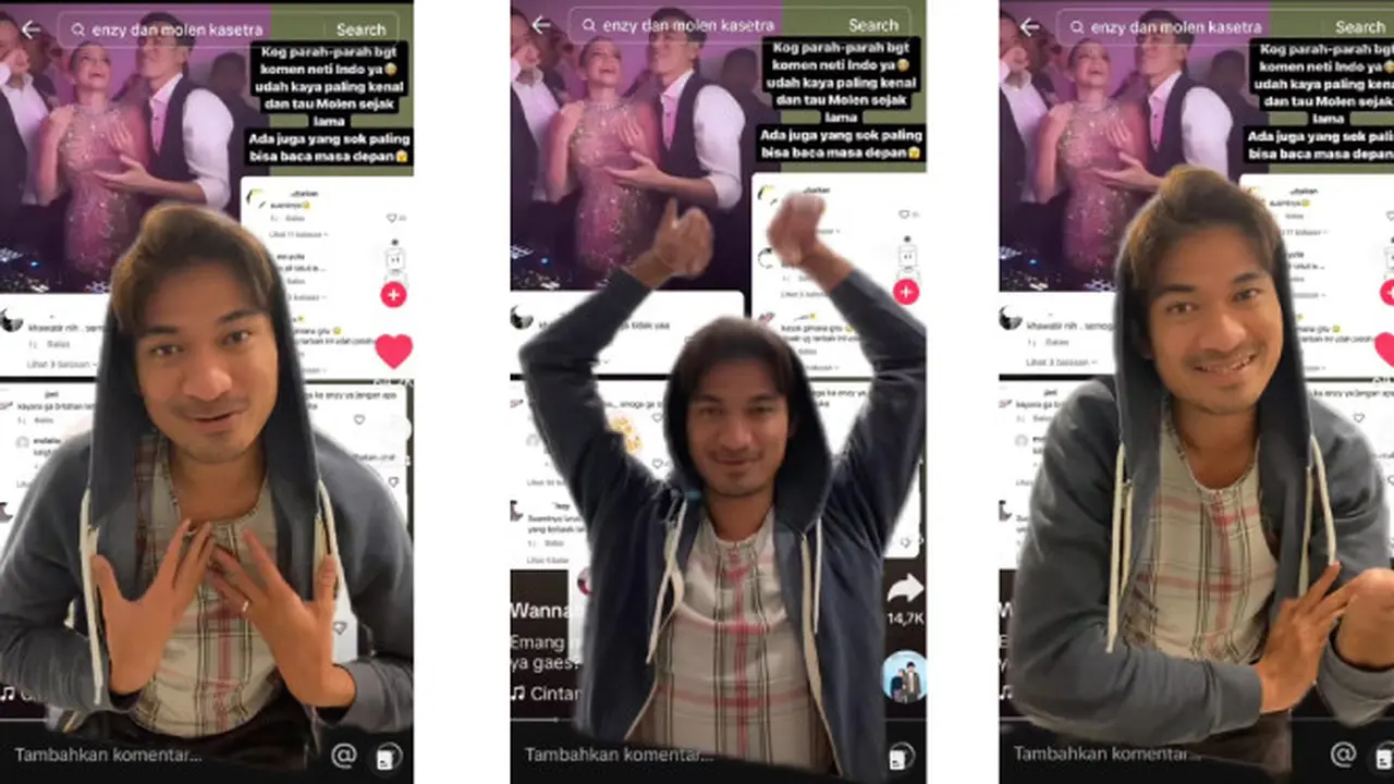 Begini Reaksi Ragil Mahardika Lantaran Tidak Sedikit Warganet yang Menyebut Maulana Kasetra Alias Molen Suami Enzy Storia yang Dinilai Kemayu Mirip Dirinya (TikTok: Ragil Mahardika)
