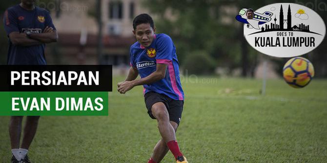 VIDEO: Ini Latihan Evan Dimas Jelang Laga Penting di Liga Malaysia