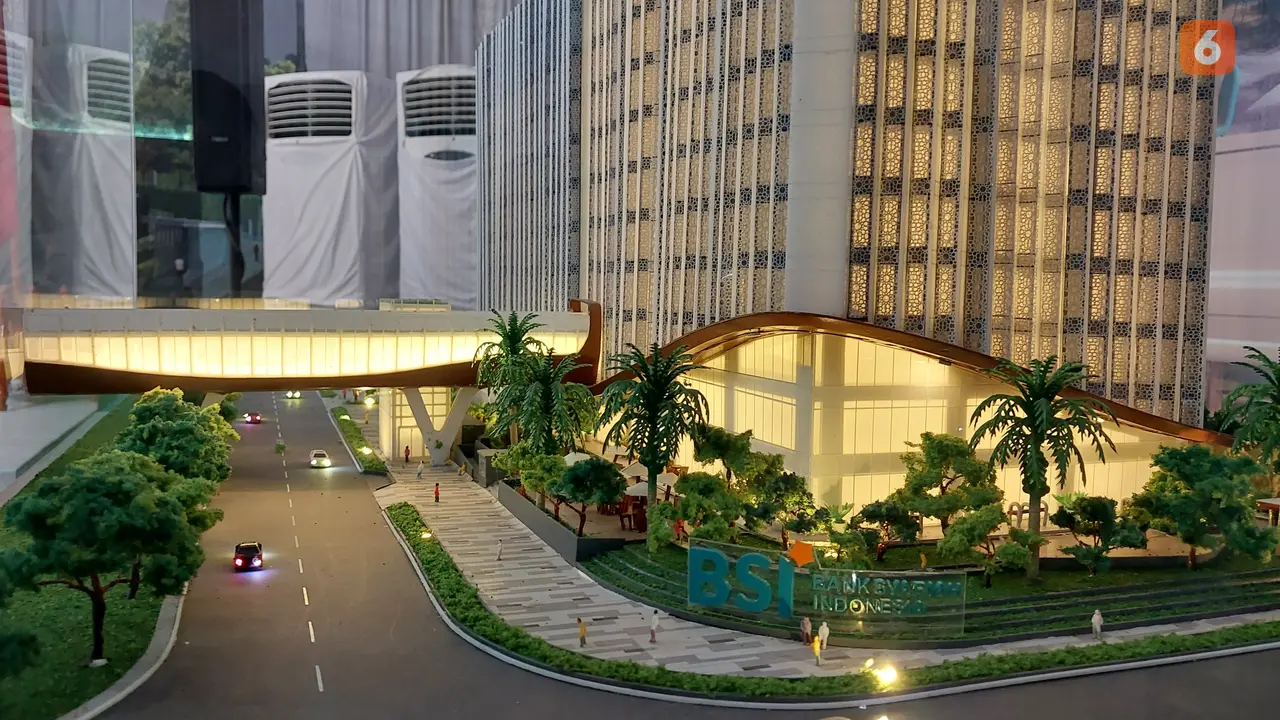 Menteri BUMN Erick Thohir meremikan dimulainya pembangunan (groundbreaking) BSI Tower, di Jalan Merdeka Selatan, Jakarta Pusat, Kamis (9/11/2023).(Arief/Liputan6.com)