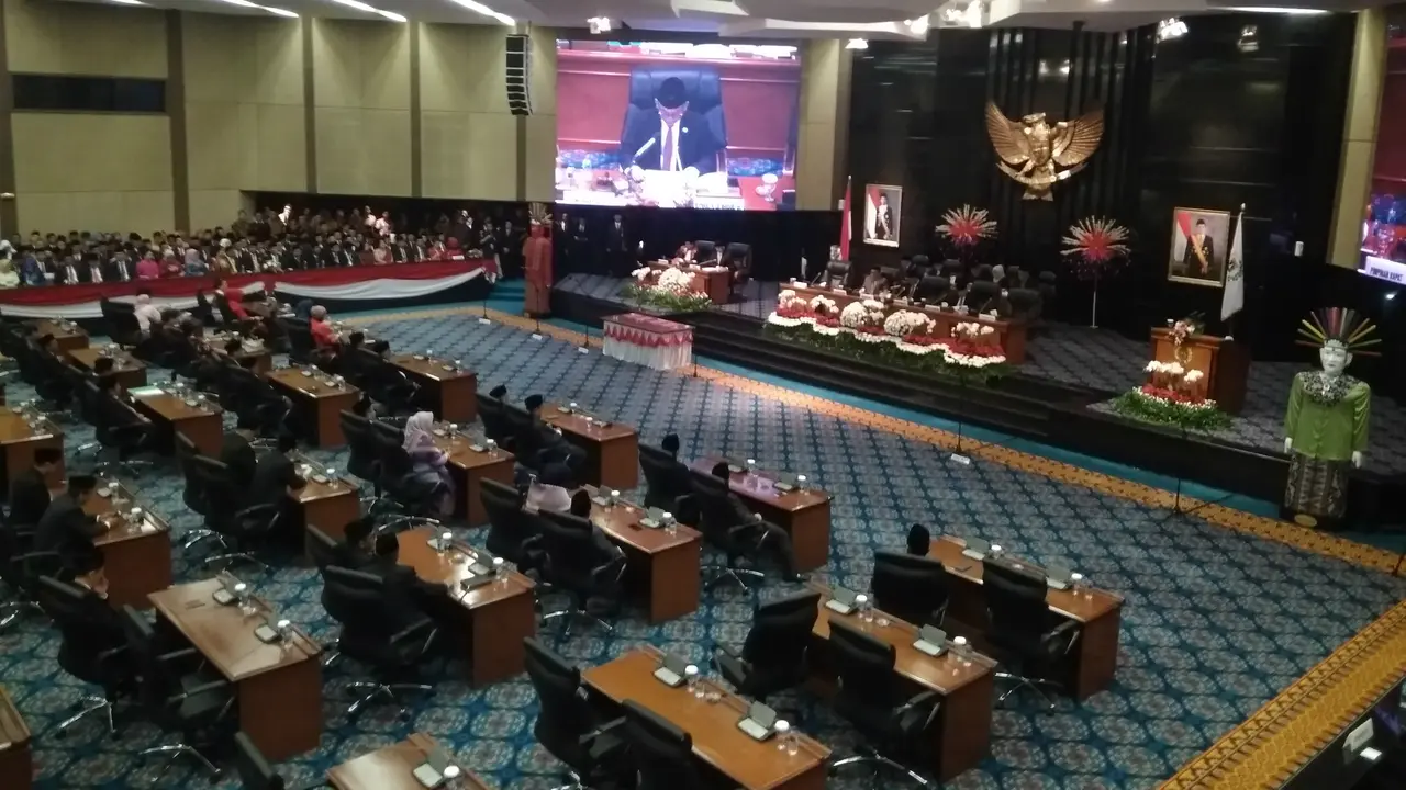 Pelantikan anggota DPRD DKI Jakarta periode 2019-2024.
