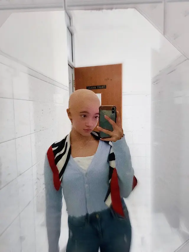 Dalami Peran, Ini 6 Potret Megan Domani Totalitas Tampil Botak