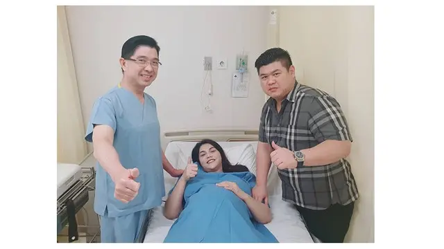 DJ Butterfly melahirkan (Sumber: Instagram/dj_kattybutterfly36)