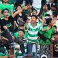 Bonekmania diharapkan bisa memberikan dukungan langsung kepada Persebaya Surabaya dalam babak delapan besar Liga 2 2017. Persebaya akan bermain di Stadion Wibawamukti, Cikarang. (Liputan6.com/Dimas Angga P)