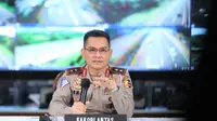 Kepala Korps Lalu Lintas (Kakorlantas) Polri Irjen Pol Firman Shantyabudi mengajak masyarakat untuk mudik lebih awal pada Lebaran 2022.