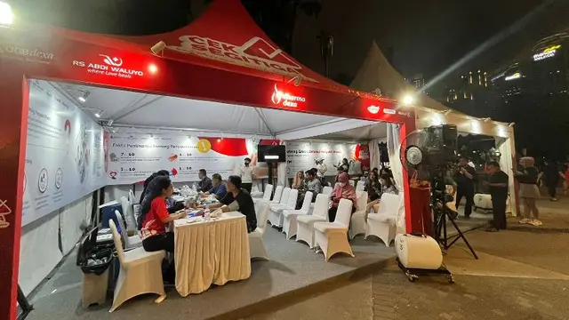 Dukung Upaya Promotif dan Preventif dengan Menggelar Cek Segitiga dan Konsultasi Gratis Hipertensi, Kolesterol dan Diabetes.