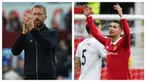 Chelsea melanjutkan tren kemenangannya dalam 3 laga bersama Graham Potter di pekan ke-11 Liga Inggris 2022/2023, Minggu (16/10/2022) malam WIB usai mengalahkan tuan rumah Aston Villa dengan skor 2-0. Sementara Manchester United mencatatkan hasil imbang pertamanya di musim ini usai bermain tanpa gol dengan tamunya Newcastle United saat Cristiano Ronaldo kembali jadi starter. (Kolase AP dan AFP)