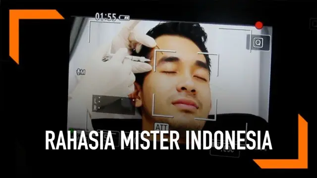 Mister Indonesia 2018, Okka Pratama, mempercayakan perawatan wajahnya agar lebih maskulin di Dermaster.
