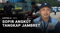 Seorang sopir angkot di Jakarta Timur, menangkap seorang jambret yang menggasak ponsel warga. Berkat aksi heroiknya, sopir itu mendapatkan apresiasi dari tempat kerjanya.