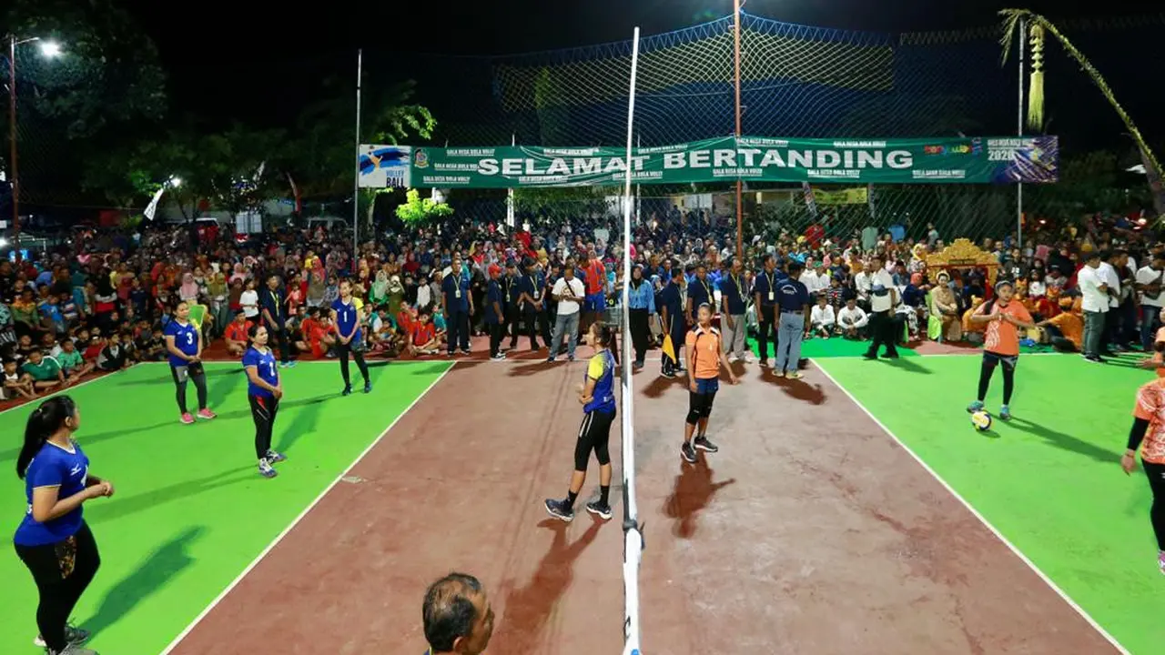 Turnamen Bola Voli Antar Desa