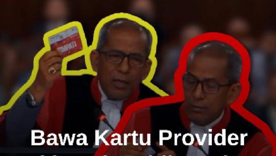 Hakim MK Saldi Isra Munculkan Kartu Provider Soroti "Ruang Gelap" Aturan: Saya Baru Beli Nih!