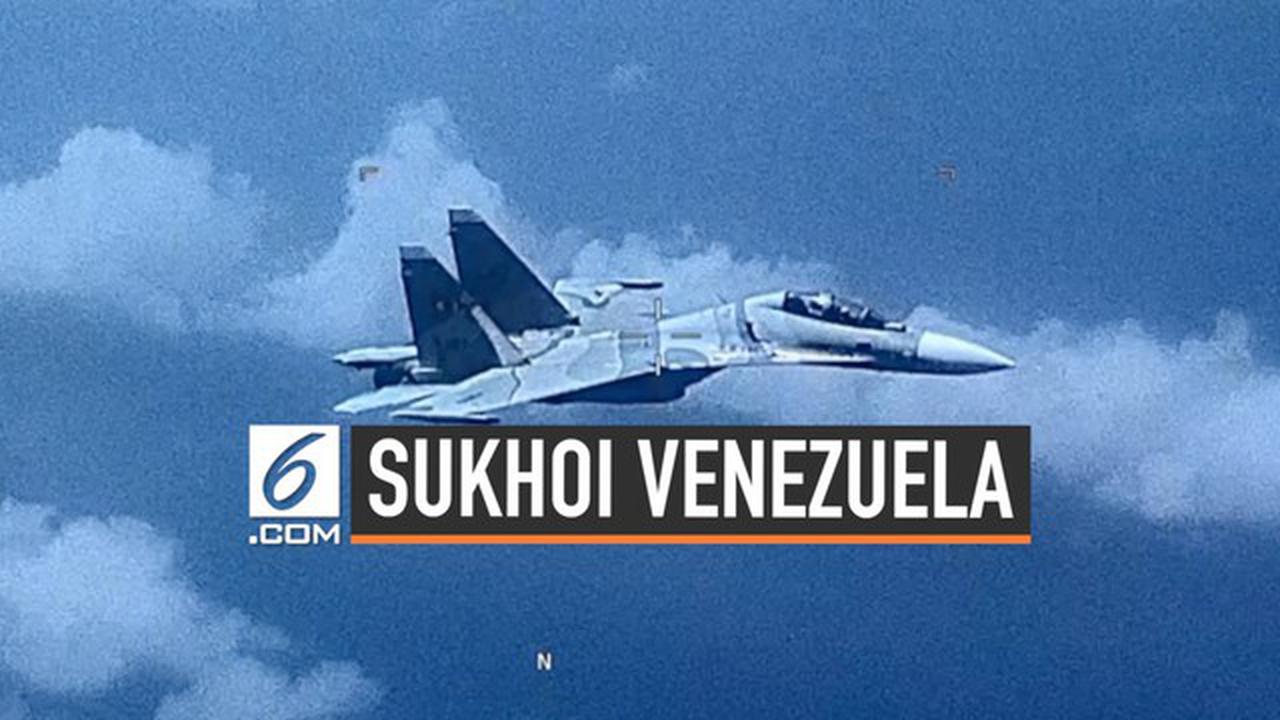 VIDEO: Jet Tempur Venezuela Bayangi Pesawat Amerika Serikat