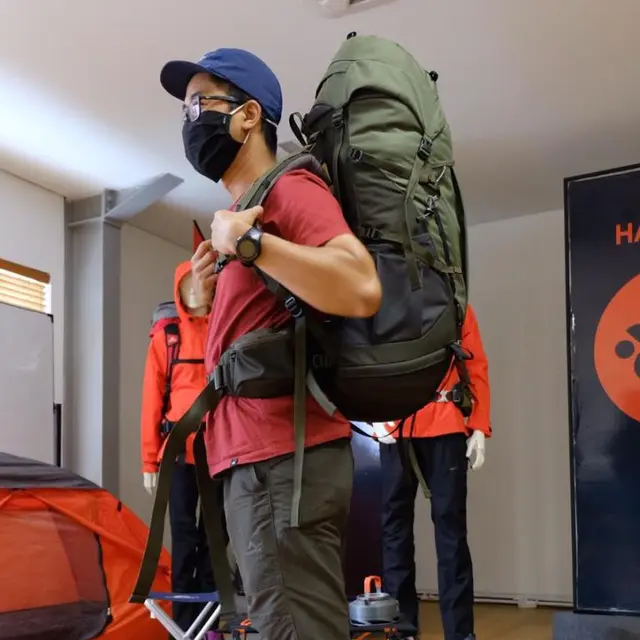 Tas gunung seri Eco Savior dari Eiger