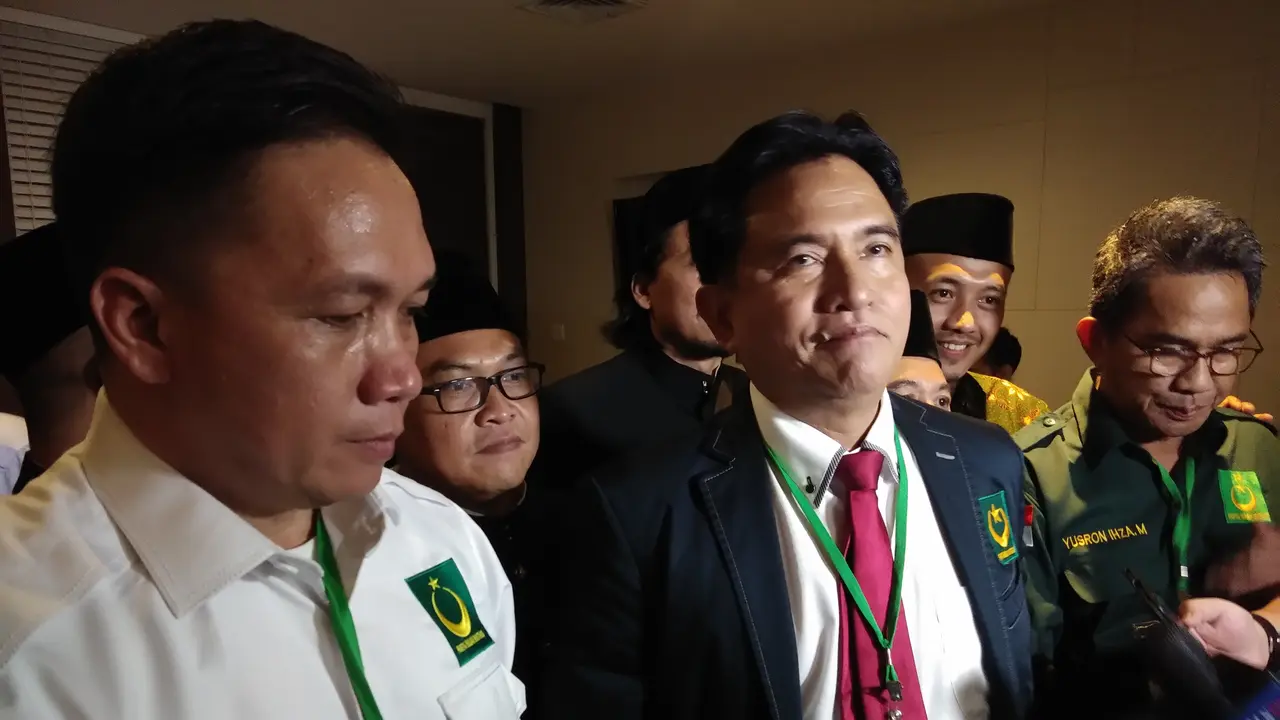 Ketua Umum PBB Yusril Ihza Mahendra. (Liputan6.com/Ady Anugrahadi)