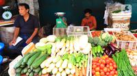Aktivitas jual beli beli di pasar kawasan Glodok, Jakarta, Selasa (28/1/2020). Bank Indonesia memproyeksikan terjadi inflasi di Januari 2020 bersumber dari beberapa komoditas pangan yang mengalami tekanan harga, di antaranya telur ayam akan berkontribusi juga ke inflasi. (Liputan6.com/Angga Yuniar)