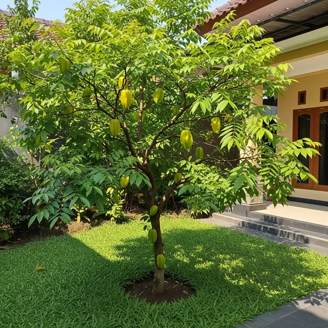 Pohon di Halaman Rumah