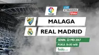 La Liga_Malaga Vs Real Madrid (Bola.com/Adreanus Titus)