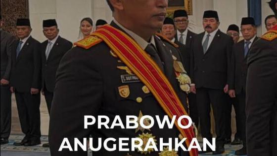 Prabowo Anugerahkan Tanda Kehormatan ke Eks Kapolri Listyo Sigit