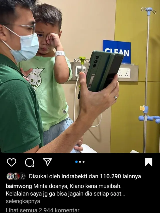 Baim Wong Akui Lalai Jaga Kiano Tiger Wong Hingga Sang Putra Alami Musibah, Lukanya Cukup Besar dan Harus Dijahit