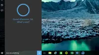 Tampilan Cortana di Windows 10 (sumber : microsoft.com)