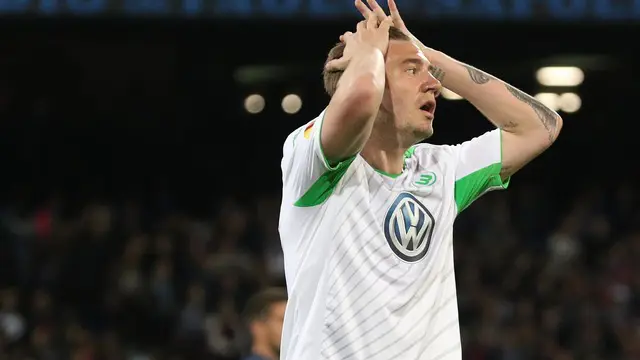 Nicklas Bendtner menjadi pahlawan bagi Wolfsburg saat Wolfsburg mengalahkan Bayern Munchen di final Piala Super Jerman, Sabtu (1/8/2015).