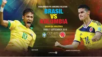 Prediksi Brasil vs Kolombia (Liputan6.com/Trie yas)