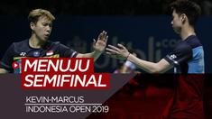 Berita Video Menang Mudah atas wakil China, Kevin/Marcus Menuju Semifinal di Indonesia Open 2019