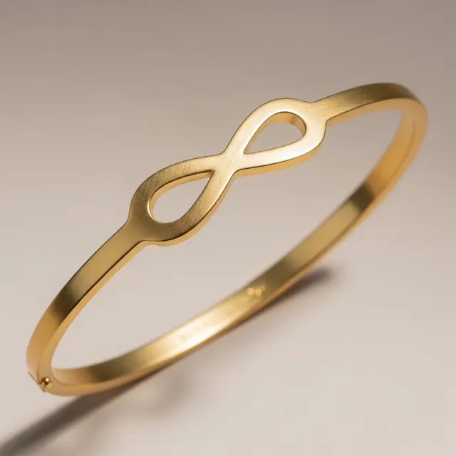 Desain Gelang Bangle Tipis dengan Finishing Matte Kekinian