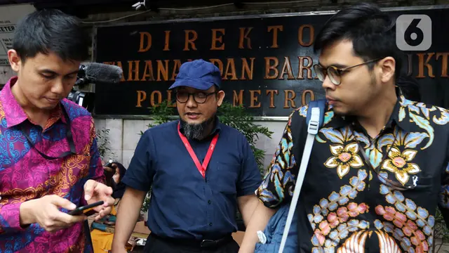 Novel Baswedan Diperiksa sebagai Saksi Kasus Penyiraman Air Keras