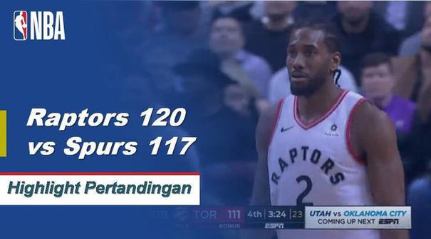 Kawhi Leonard mencetak 25 poin dan meraih enam papan saat Toronto mengalahkan San Antonio untuk kemenangan di kandang.