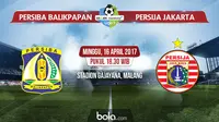 Pertandingan Liga 1 Indonesia antara Persiba Balikpapan vs Persija Jakarta pada Minggu, 16 April 2017 di Stadion Gajayana Malang pukul 18.30 WIB. (Bola.com/Dody Iryawan)