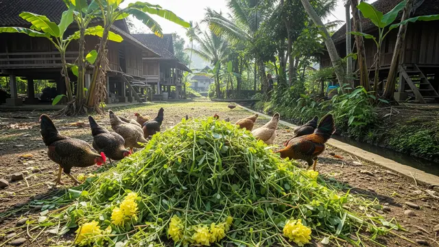 Pakan Ternak Ayam Tanpa Modal yang Mudah Didapat