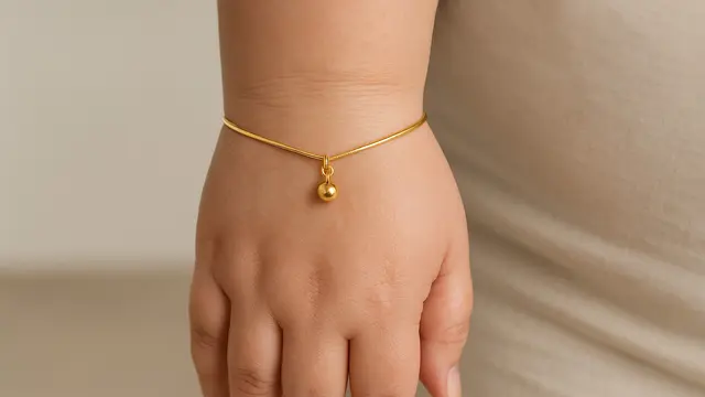 Model Gelang Emas Kecil untuk Tangan Gemuk/Ilustrasi AI