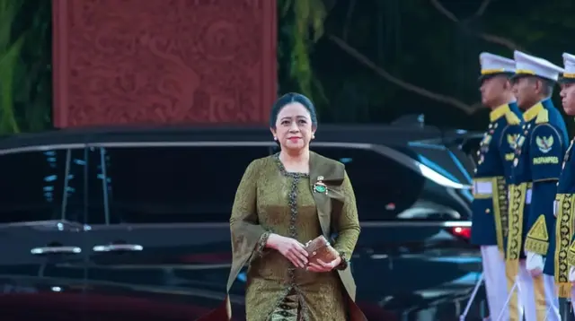 Puan Maharani Tampil Memikat Berkebaya Hijau Olive di Sidang Tahunan MPR 2026
