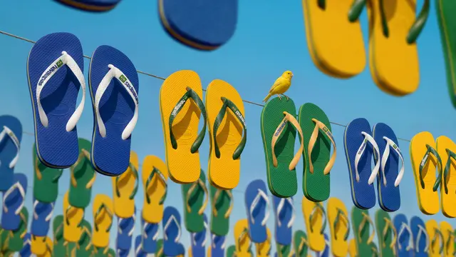 Havaianas dan Vinicius Junior