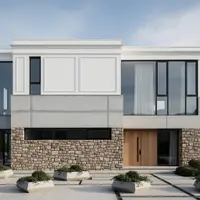 Model Dinding Depan Rumah Minimalis (Image by Gemini AI)