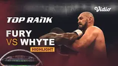 Berita video highlights laga tinju Tyson Fury melawan Dillian Whyte yang disaksikan langsung 94 ribu orang di Stadion Wembley, Inggris, Minggu (24/4/2022) dinihari WIB.