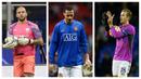 Kumpulan foto-foto pemain top Liga Inggris yang mendadak menjadi penjaga gawang. (Foto: AFP & AP)
