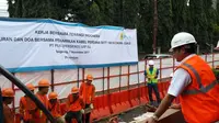 PT PLN (Persero) mulai membentangkan kabel bawah tanah Saluran Kabel Tegangan Tinggi (SKTT) 150 kilo Volt (kV) Cikupa-Curug‎, Banten.