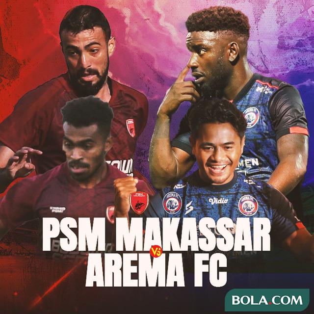 Liga 1 - Duel Antarlini  PSM Makassar vs Arema FC