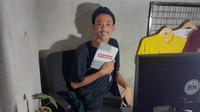 Ruhamahani Fathu Rahmat, pemiliki Bukunotes yang bergerak di bidang jasa desain grafis. (Bola.com/Hanif Sri Yulianto)