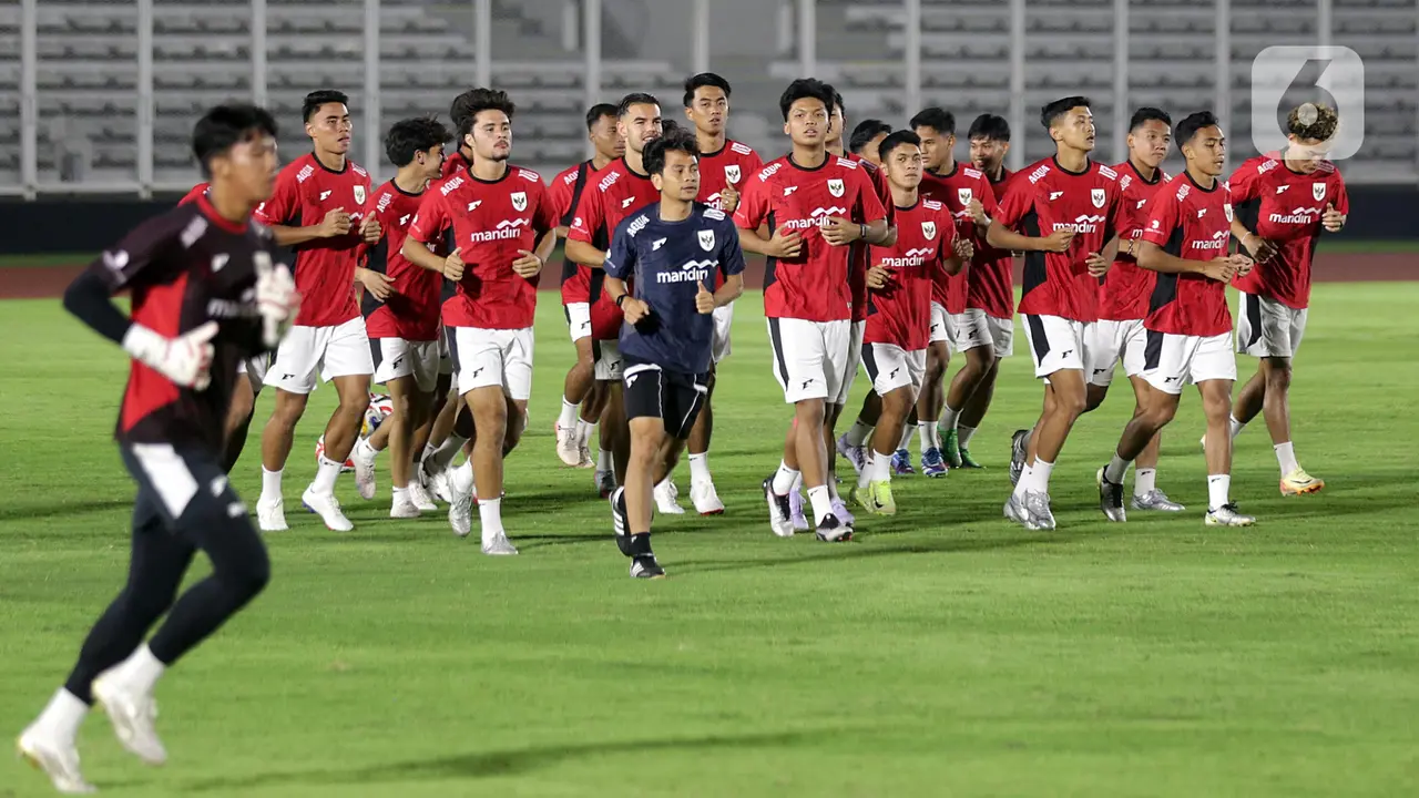 Intip Persiapan Akhir Timnas Indonesia U-23
