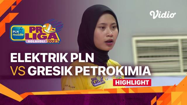 Berita video highlights Jakarta Elektrik PLN kalah dari Gresik Petrokimia Pupuk Indonesia pada putaran pertama pekan ketiga PLN Mobile Proliga 2023, Kamis (19/1/2023) siang hari WIB.