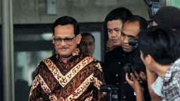 Didik yang telah ditetapkan sebagai tersangka sejak 2 Agustus sudah beberapa kali diperiksa namun KPK belum juga melakukan penahanan, Jakarta, Senin (22/9/2014) (Liputan6.com/Faisal R Syam)
