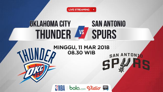Oklahoma City Thunder Vs San Antonio Spurs