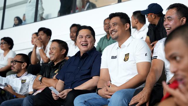Erick Thohir Apresiasi Bobby Nasution atas Suksesnya Laga Perdana Timnas U-17 di Sumut