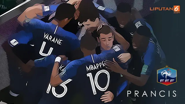 Infografis Road to final Prancis banner
