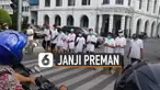 Beredar video aksi preman-preman bawa sapu lidi ucapkan janji tidak akan melakukan pungli lagi.