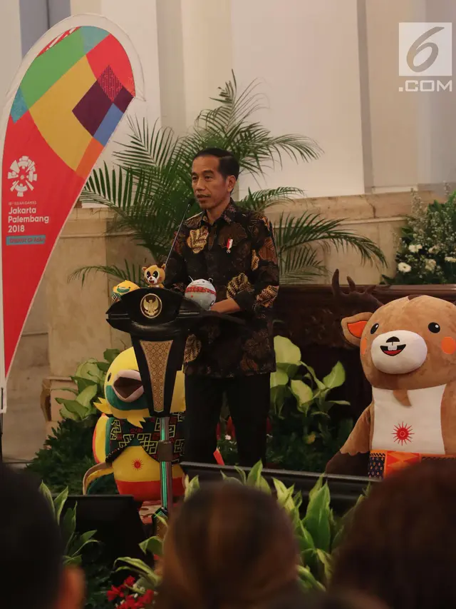 Jokowi Ajak Artis dan Vlogger Demamkan Asian Games 2018
