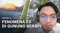 Fenomena Es di Gunung Berapi